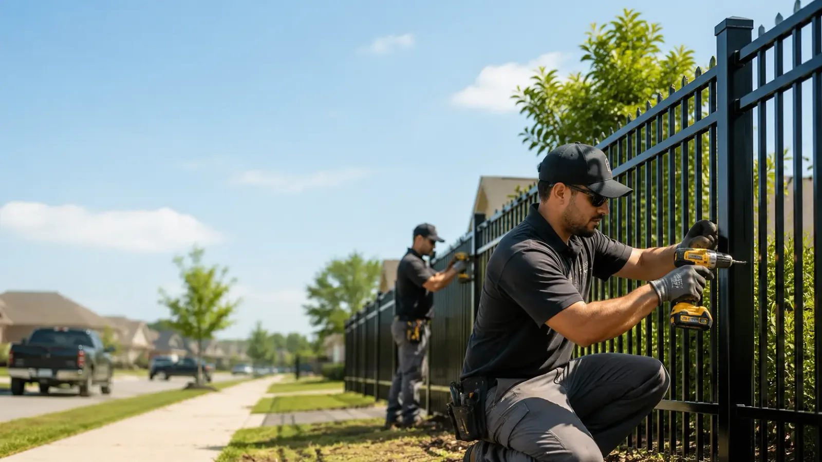 Metal Fence Installation in Newborn, GA